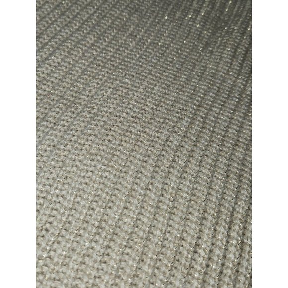 89th & Madison Cream with Gold Threading 3/4 sleeve, cowl-neck sweater (NWOT) - Picture 3 of 5